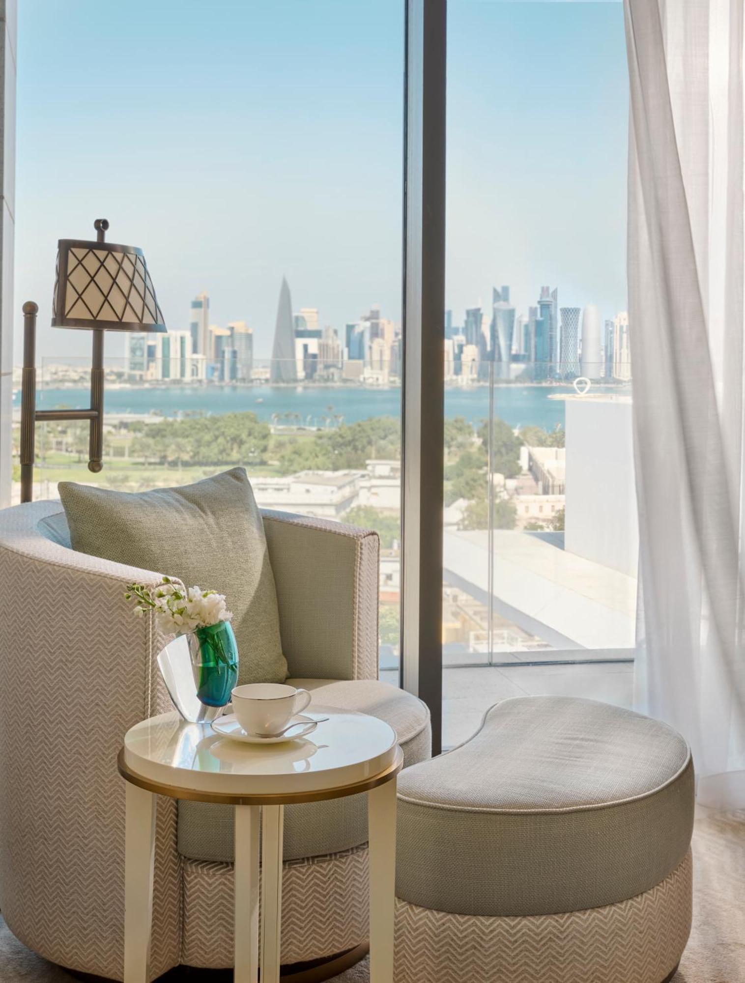 Mandarin Oriental, Doha Hotel Exterior photo View from a suite